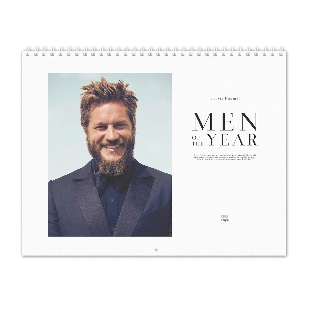 Travis Fimmel Vol.1 2025 Wall Calendar Etsy Australia