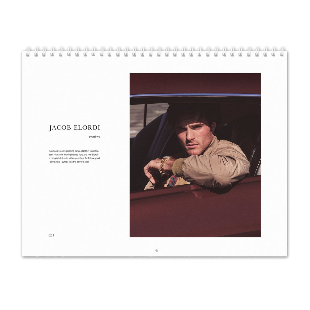 Jacob Elordi Vol.1 2025 Wall Calendar Etsy