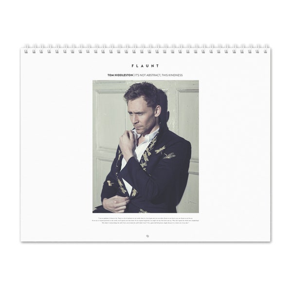 Tom Calendar Etsy