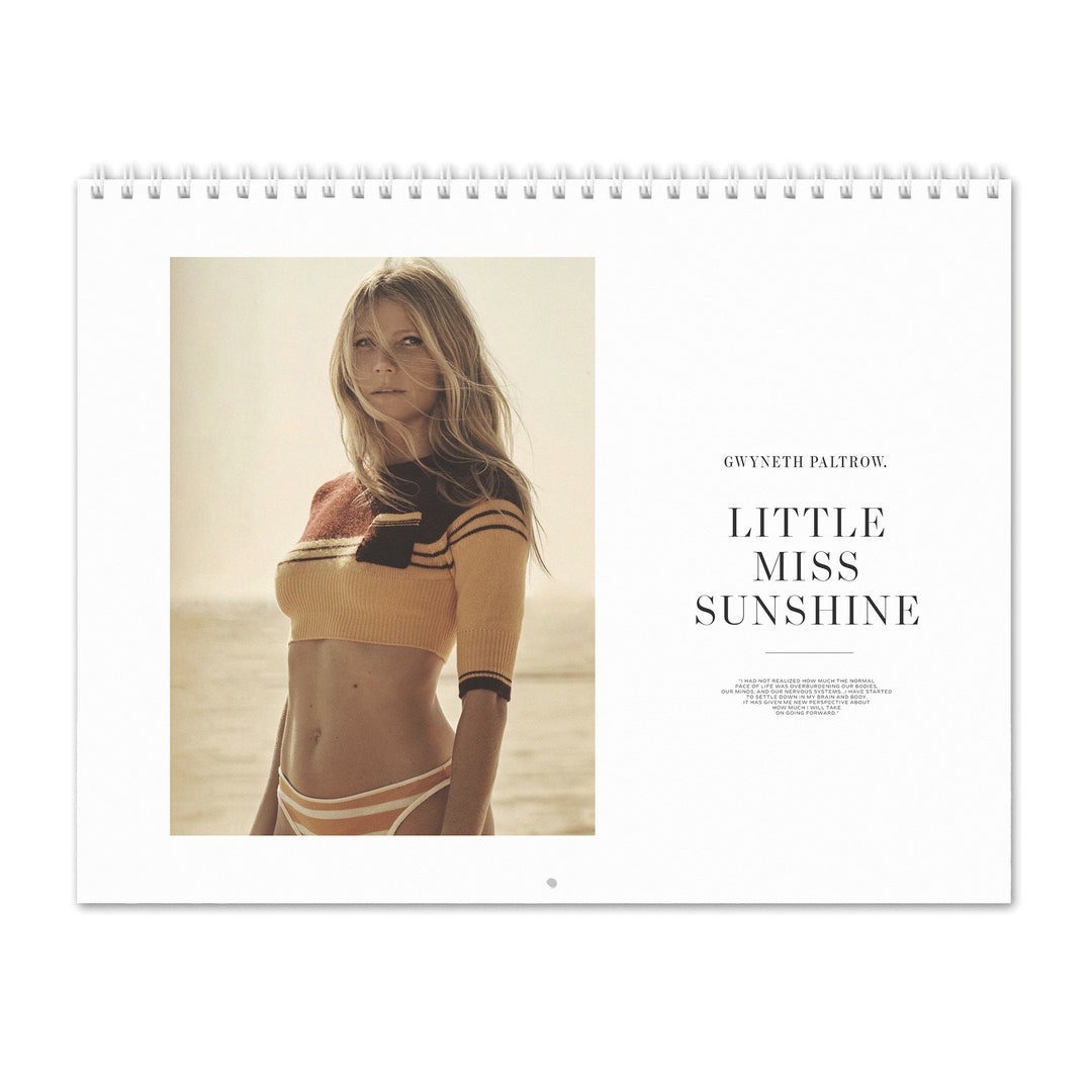 Paltrow Vol.1 2024 Wall Calendar Etsy