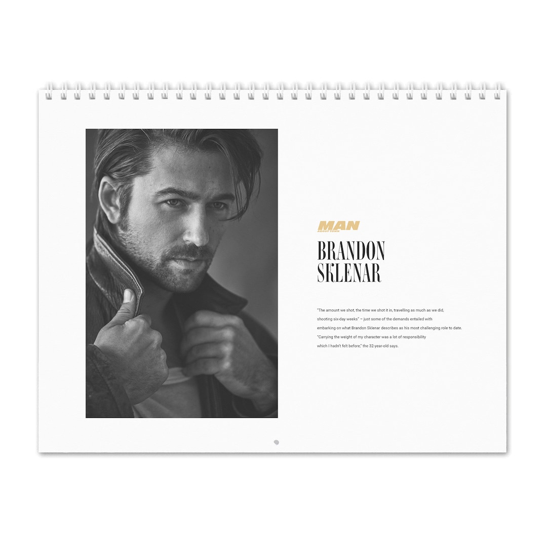 Brandon Sklenar Vol.1 2025 Wall Calendar Etsy