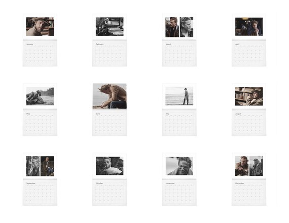 Charlie Hunnam Vol 1 2021 Wall Calendar Etsy 2021 charlie hunnam calendar