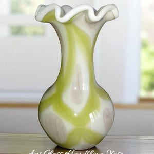 art glass hand blown glass vase