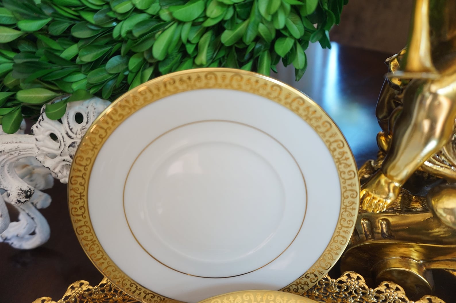 Stunning 4 Gold Buffet Royal Gallery Bread and Butter Plates Etsy