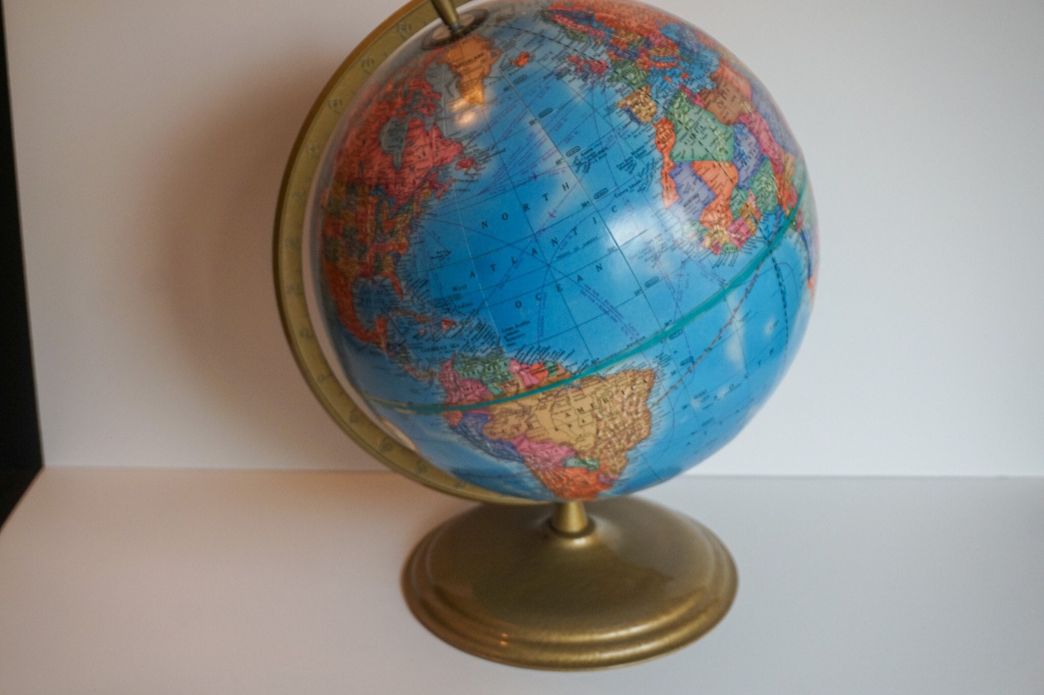 Vintage Crams Globe - Etsy