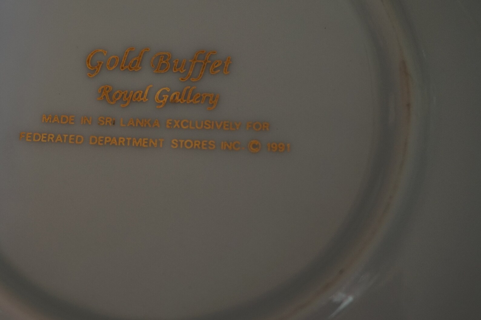 Stunning 4 Gold Buffet Royal Gallery Bread and Butter Plates Etsy