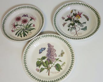 Vintage Portmeirion Botanic Garden salad plates