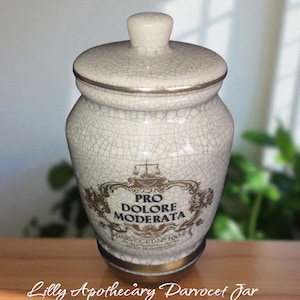 Vintage Lilly apothecary Pro  Dolore Moderata Darvocet N 100 jar