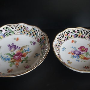 schumann dresden reticulated hand painted bowls (2)