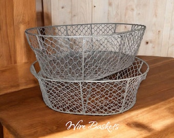 Vintage American Playground Device Co. Metal Wire Locker Basket