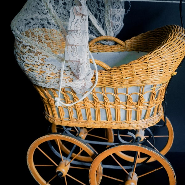 Wood Doll Stroller Etsy