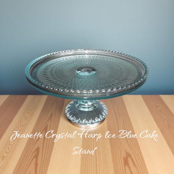 Blue Cake Stand - Etsy