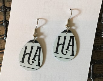 Recycled Starbucks Gift Card Earrings for the Coffee Lover!