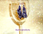 Pendientes Amatista Wirelace cascada