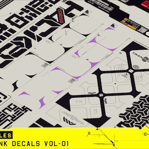 Digital - Epic Cyberpunk Vector Decals Vol 1