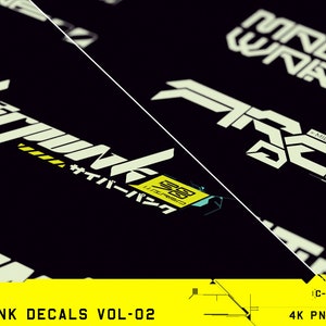 Digital - Epic Cyberpunk Vector Decals Vol 2