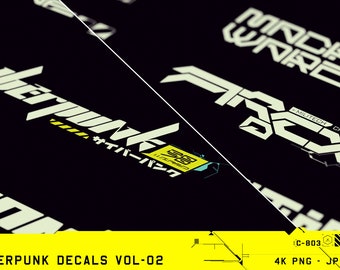 Digital - Epic Cyberpunk Vector Decals Vol 2