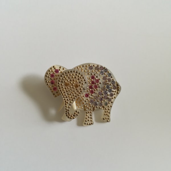 Petite broche "éléphant", accesoire vintage, cadeau, made in france