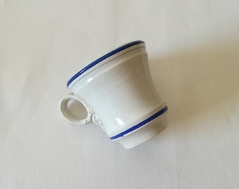 Français, antique Brûlot cup, white porcelain, 19 th century