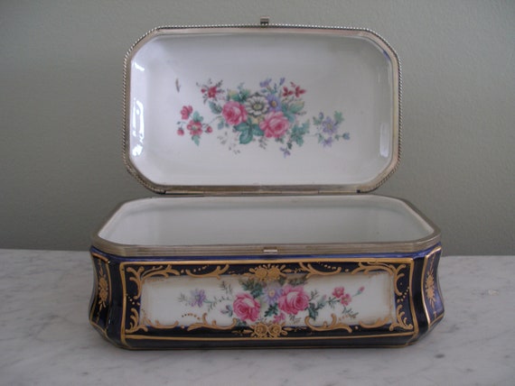 Large Jewelry Box Victorian Jewelry Box Casket Box