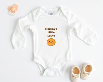 Body "Latkezinho da Mamãe" - Roupa de Bebê para o Hanukkah