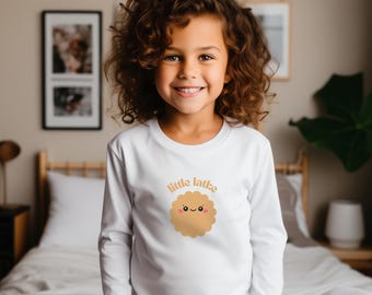 Camiseta manga longa infantil Little Latke | Conforto adorável para seu pequeno