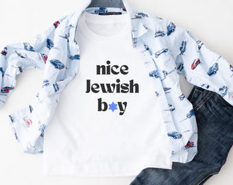 Camiseta de manga comprida para menino judeu