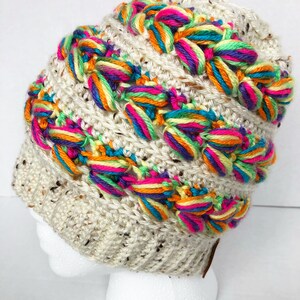 Messy Bun Rainbow Hat image 6