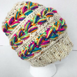 Messy Bun Rainbow Hat image 4
