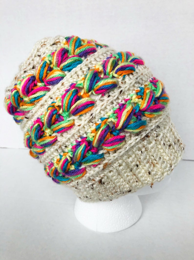 Messy Bun Rainbow Hat image 4