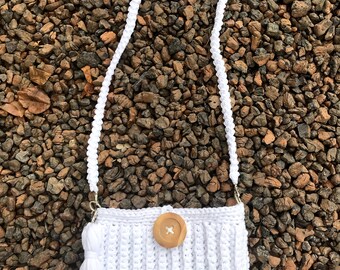 Modern Trendy Crochet Crossbody Purse