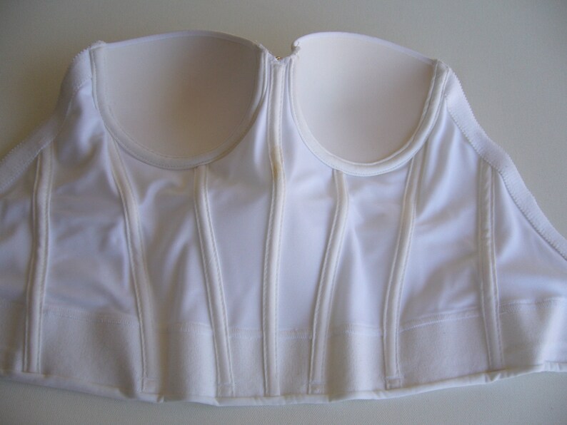 White bustier,white corset sateen,bridal corset vintage