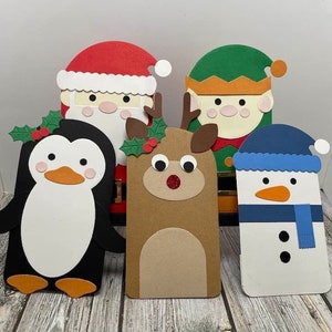 Handmade Christmas Gift Card Holders-santa Gift Card Holder-elf Gift ...