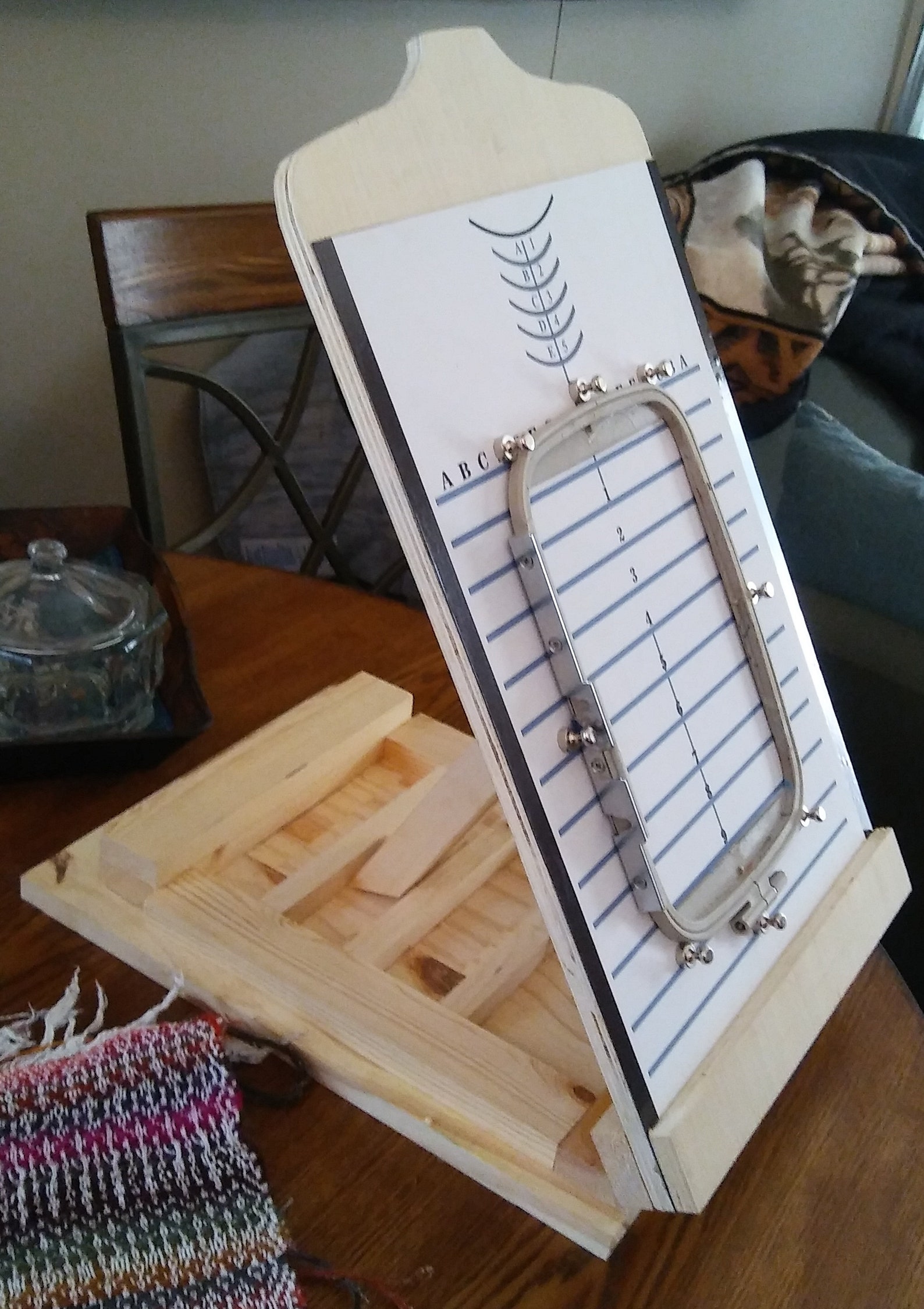 Hooping station Hoop Stand Embroidery hooping stand Etsy