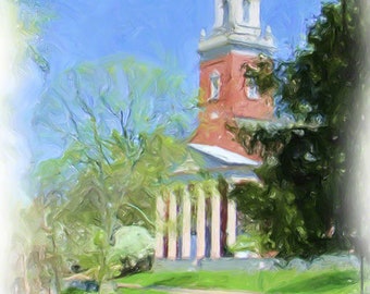 Swasey Chapel, Denison University, Granville, Ohio, Spring Day