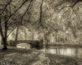 Mystic Scene Stone Bridge, Snyder Park, Springfield Ohio