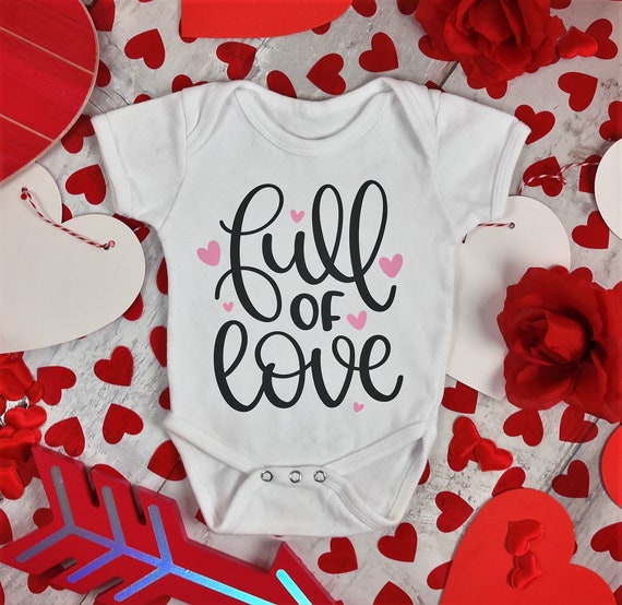 valentines baby grow