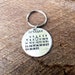 Meaghen Urban reviewed Engraved Keychain Personalized Keychain Custom Key Tag Anniversary Date Calendar Keychain Wedding Keychain Valentine's Day Sobriety spouse