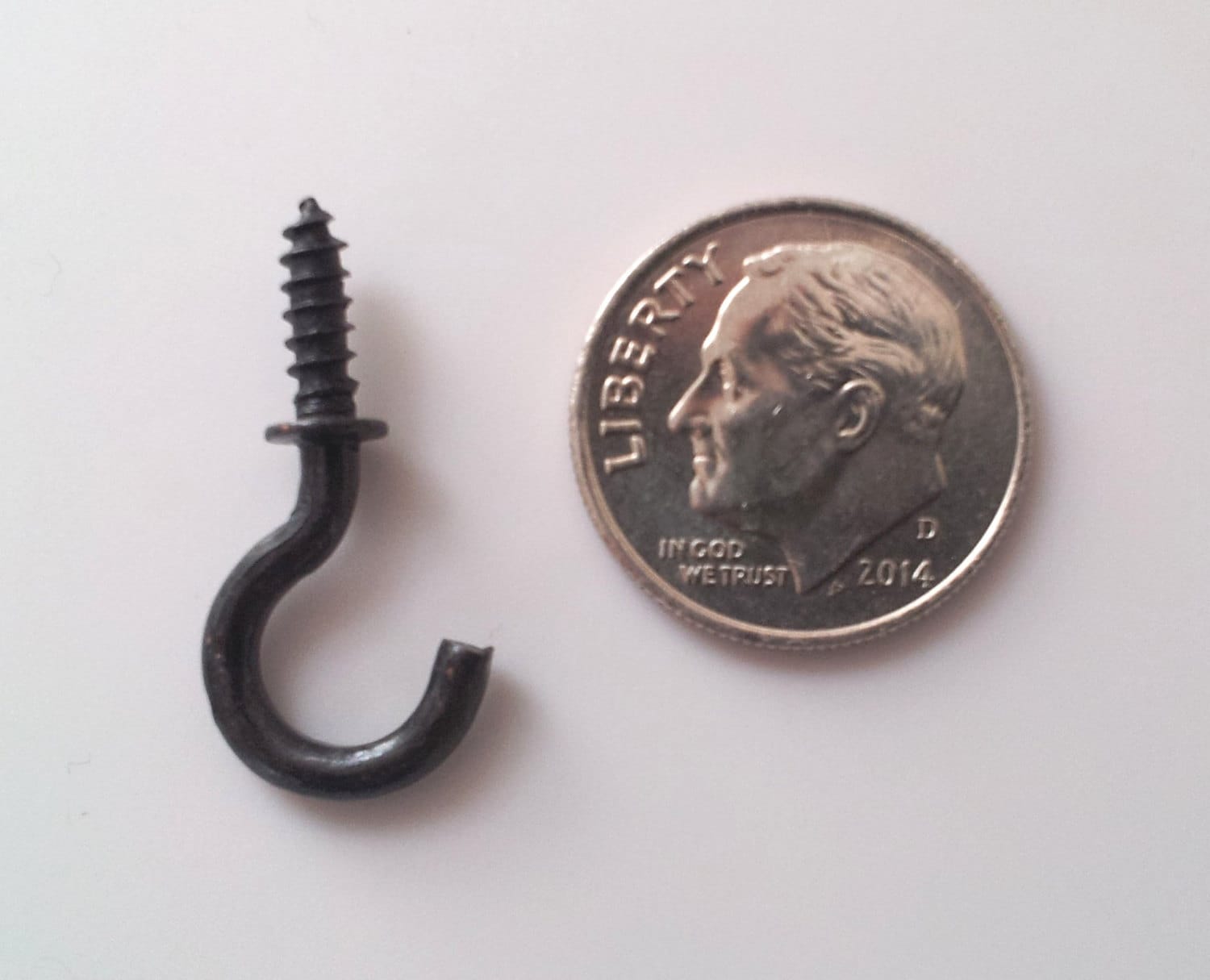 0.5 Inch / Pkg of 20 Small Key Hooks / Screw Hooks / DIY Etsy