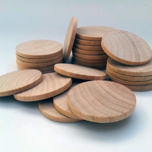 Wooden Circles discs .75 (3/4) x 1/8 thick – Craft Supply House