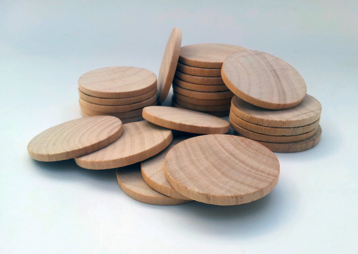 Wood Discs For Crafts, Blank Tokens, Or Wooden Coins, 1 X 1/8 Inch, Pack Of  100 Unfinished Wood Circles, By . shop for Woodpeckers products in India.