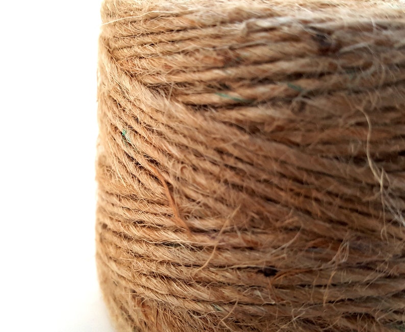 Jute Twine Natural 1mm Thick Select Desired Length Etsy