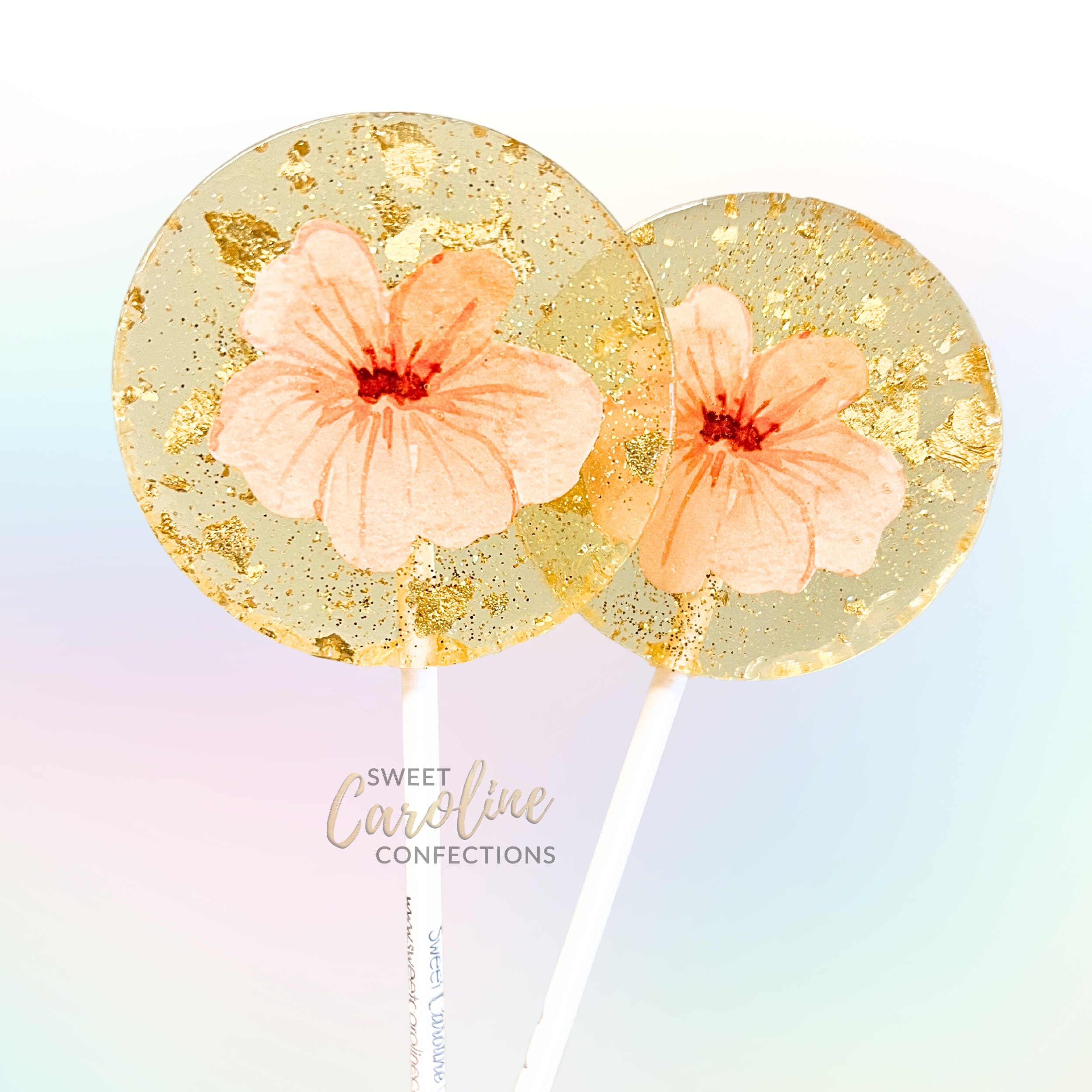 Mini Heart Lollipop Sticker - Pages Peaches