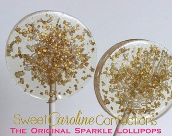 Gold Lollipops, Wedding Favors, Wedding, Wedding Favors for Guests, Bridesmaid Gift, Wedding Gift, Bridal Party, Love, Gift, 6/Set