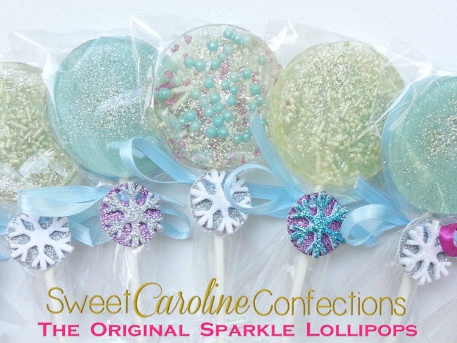 Frozen Lollipops Frozen Lollipops Snowflake Lollipops Etsy