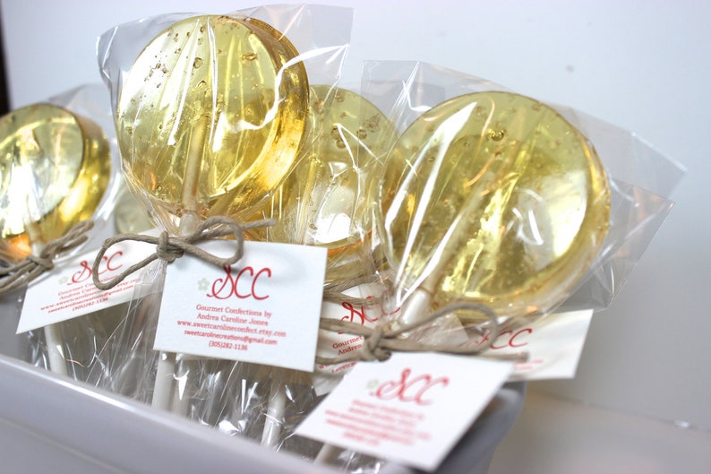 Sea Salt Lollipop Salted Caramel Candy Hard Candy Etsy