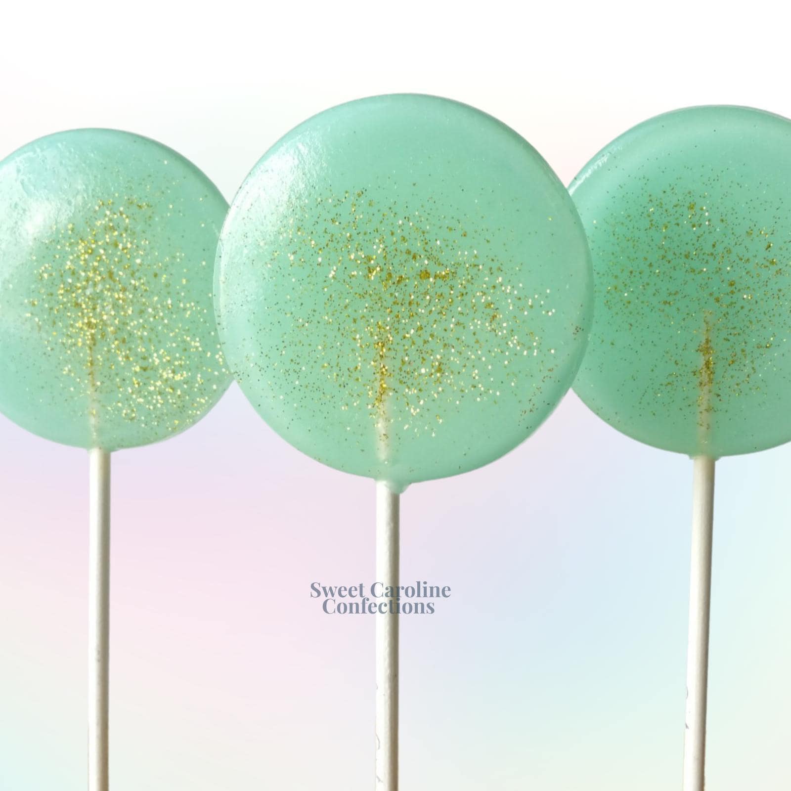 Mint Green and Gold Lollipops, New Baby, Mint and Gold Baby Shower…