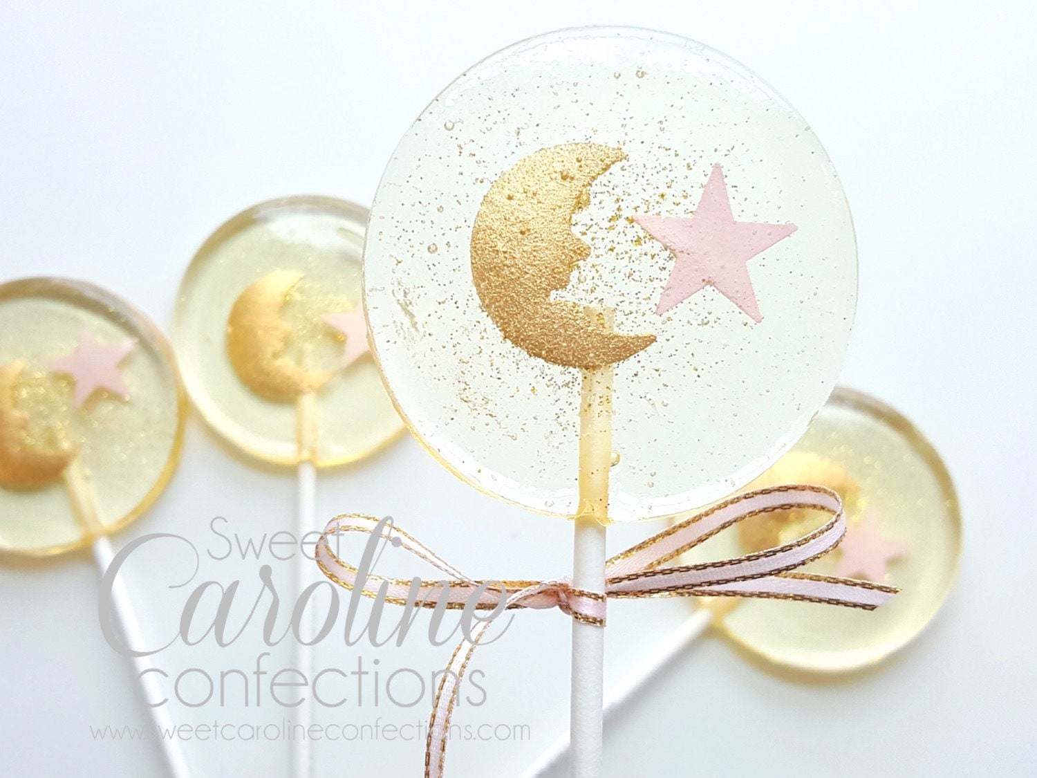 Star & Moon Baby Shower Lollipops, Star Party, Twinkle Twinkle, Candy Candy, Sparkle Sweet Caroline 