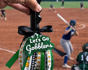 Customizable Game Day Cowbell – Football Team Spirit, Personalized Name 10"