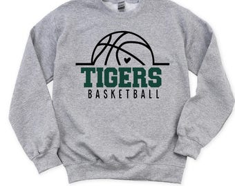 T-shirt ras du cou de basket-ball Blue Ridge - Tigers Basketball